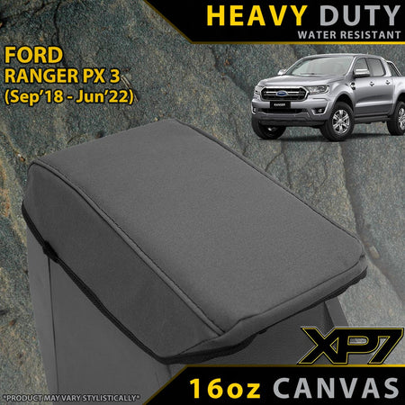 Razorback 4x4 - Ford Ranger PX III Heavy Duty XP7 Canvas Console Lid (In Stock) - 4X4OC™ | 4x4 Offroad Centre