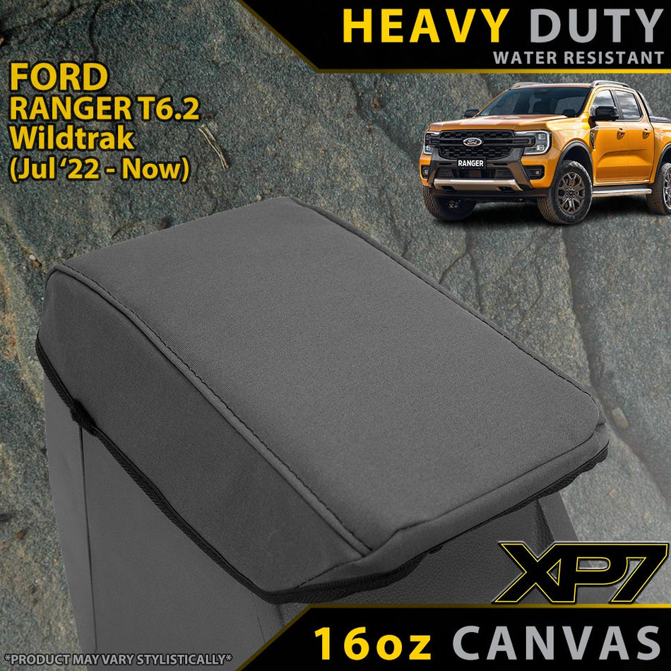 Razorback 4x4 - Ford Ranger T6.2 Sport Heavy Duty XP7 Canvas Console Lid (In Stock) - 4X4OC™ | 4x4 Offroad Centre