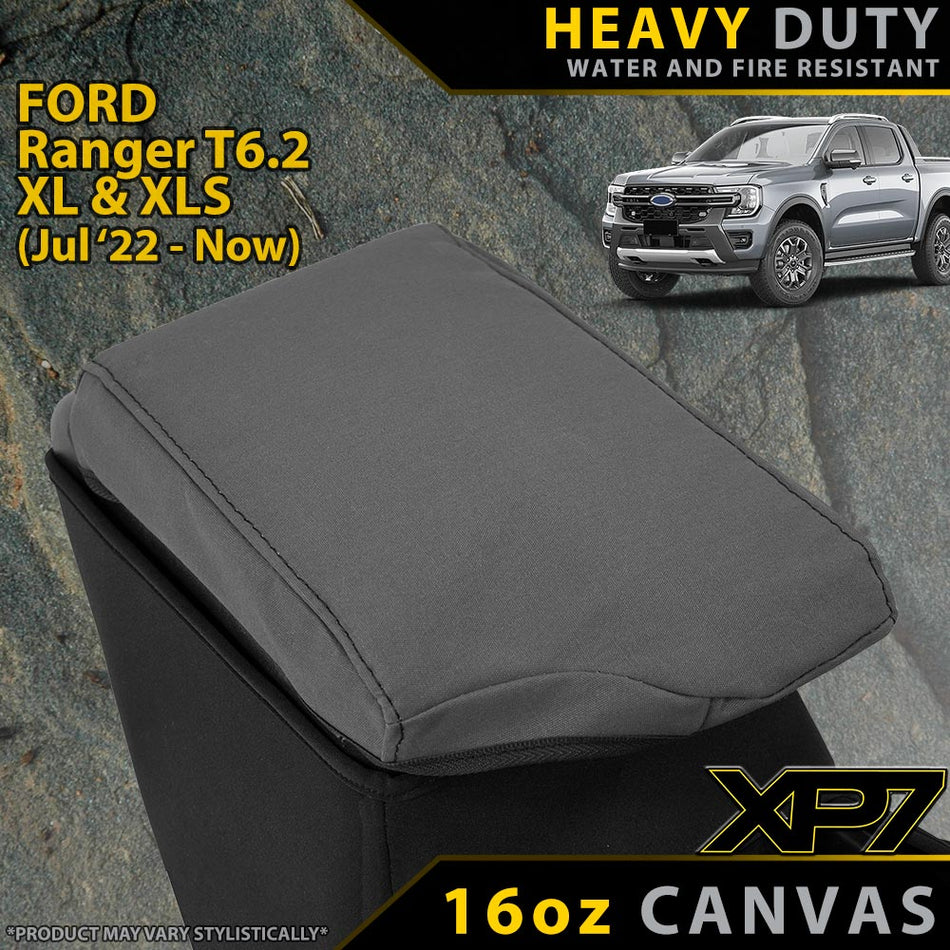 Razorback 4x4 - Ford Ranger T6.2 XL & XLS Heavy Duty XP7 Canvas Console Lid (Made to Order) - 4X4OC™ | 4x4 Offroad Centre