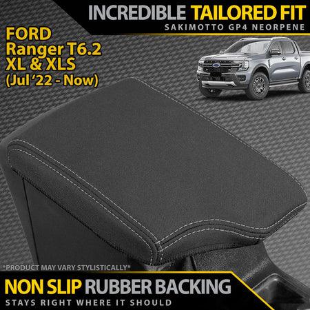 Razorback 4x4 - Ford Ranger T6.2 XL & XLS Neoprene Console Lid (In Stock) - 4X4OC™ | 4x4 Offroad Centre