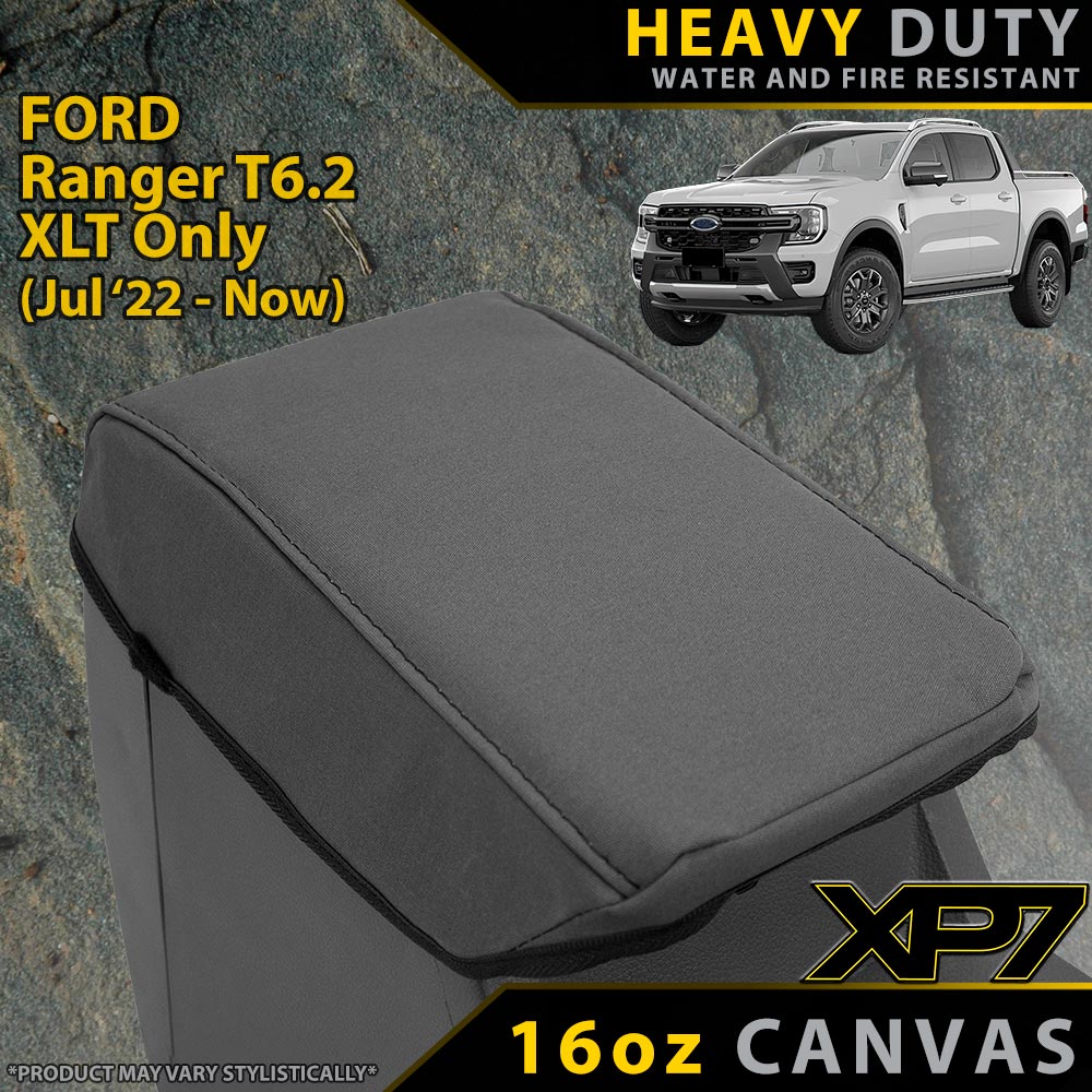 Razorback 4x4 - Ford Ranger T6.2 XLT Heavy Duty XP7 Canvas Console Lid (In Stock) - 4X4OC™ | 4x4 Offroad Centre