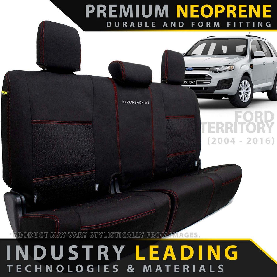 Razorback 4x4 - Ford Territory Premium Neoprene 3rd Row Seat Covers (Made to order) - 4X4OC™ | 4x4 Offroad Centre