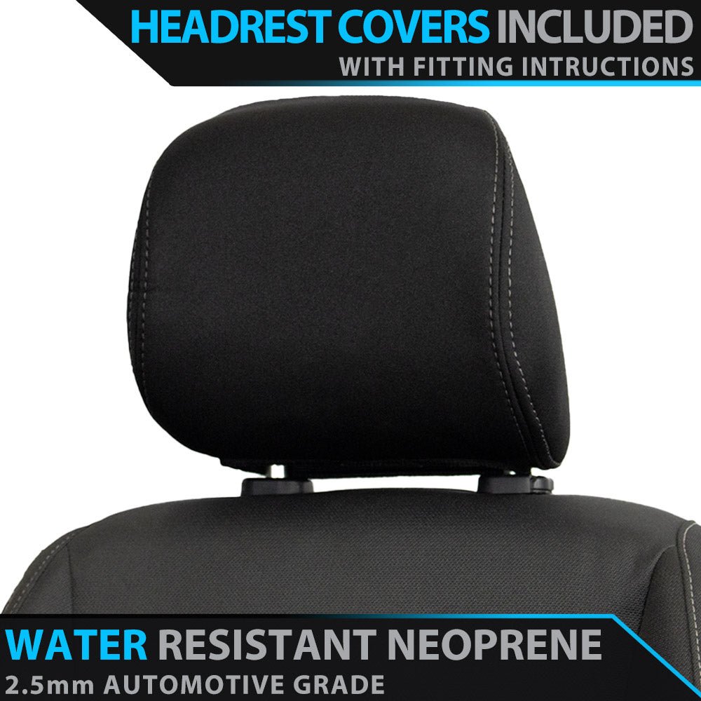 Razorback 4x4 - HiLux Owners Club Universal Neoprene 2x Front Seat Covers - 4X4OC™ | 4x4 Offroad Centre