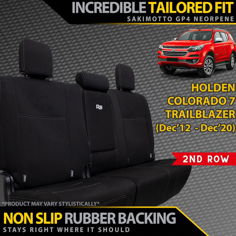 Razorback 4x4 - Holden Colorado 7/Trailblazer Neoprene 2nd Row Seat Covers (Available) - 4X4OC™ | 4x4 Offroad Centre