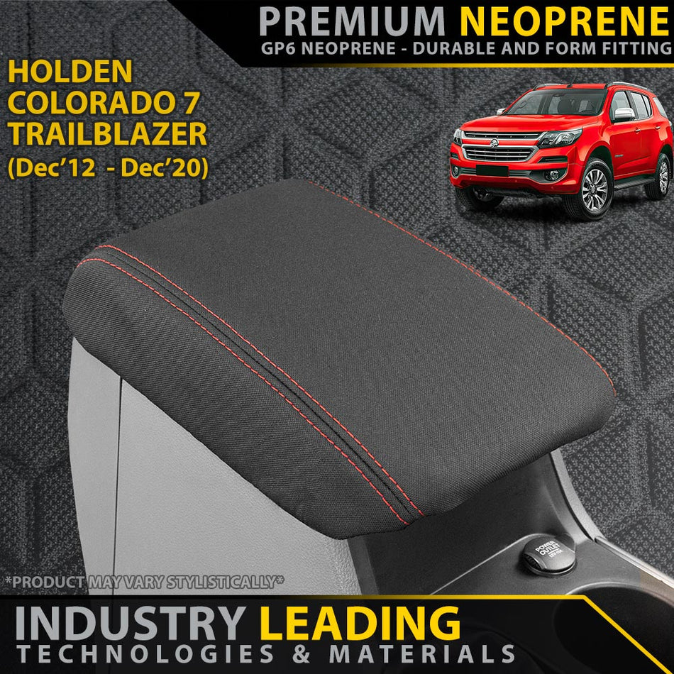 Razorback 4x4 - Holden Colorado 7/Trailblazer Premium Neoprene Console Lid (Made to Order) - 4X4OC™ | 4x4 Offroad Centre
