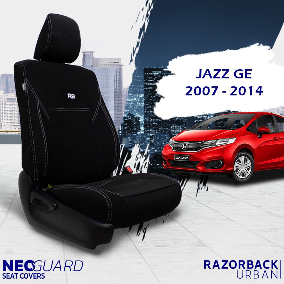 Razorback 4x4 - Honda Jazz GE Neoprene 2x Front Row Seat Covers (Available) - 4X4OC™ | 4x4 Offroad Centre