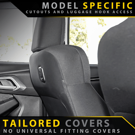 Razorback 4x4 - Isuzu D - MAX RG Neoprene 2x Front Seat Covers (Available) - 4X4OC™ | 4x4 Offroad Centre