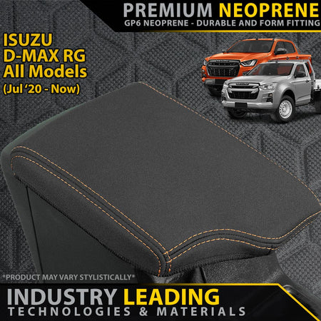 Razorback 4x4 - Isuzu D - MAX RG Premium Neoprene Console Lid (Available) - 4X4OC™ | 4x4 Offroad Centre