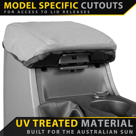 Razorback 4x4 - Isuzu D - MAX RT Canvas Armrest Console Lid (In Stock) - 4X4OC™ | 4x4 Offroad Centre