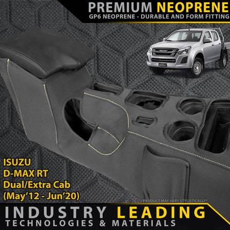 Razorback 4x4 - Isuzu D - MAX RT Premium Neoprene Console Organiser (Made to Order) - 4X4OC™ | 4x4 Offroad Centre