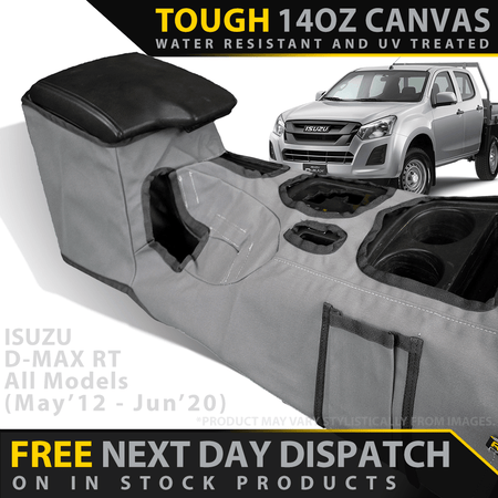 Razorback 4x4 - Isuzu D - MAX RT Retro Canvas Console Organiser (In Stock) - 4X4OC™ | 4x4 Offroad Centre