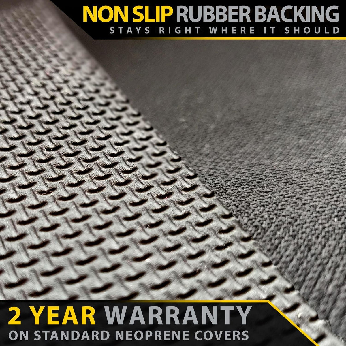 Razorback 4x4 - Isuzu MU - X RJ Neoprene 2x Front Seat Covers (In Stock) - 4X4OC™ | 4x4 Offroad Centre