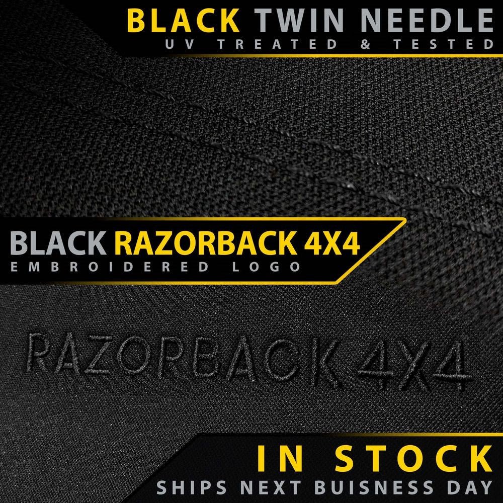 Razorback 4x4 - Isuzu MU - X RJ Premium Neoprene 2x Front Seat Covers (In Stock) - 4X4OC™ | 4x4 Offroad Centre