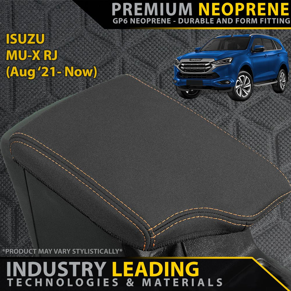 Razorback 4x4 - Isuzu MU - X RJ Premium Neoprene Console Lid (Made to Order) - 4X4OC™ | 4x4 Offroad Centre