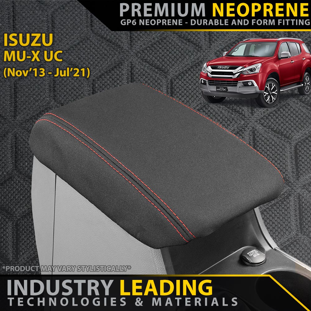 Razorback 4x4 - Isuzu MU - X UC Premium Neoprene Console Lid (Made to Order) - 4X4OC™ | 4x4 Offroad Centre