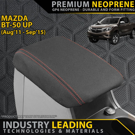 Razorback 4x4 - Mazda BT - 50 UP Premium Neoprene Console Lid (Made to Order) - 4X4OC™ | 4x4 Offroad Centre