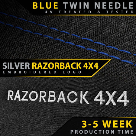 Razorback 4x4 - Mitsubishi Challenger PB & PC Premium Neoprene 2x Front Seat Covers (Made to Order) - 4X4OC™ | 4x4 Offroad Centre