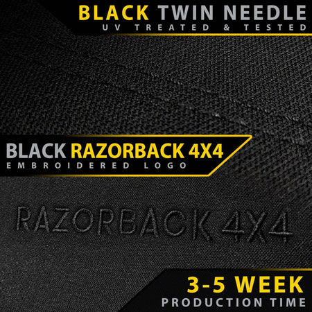 Razorback 4x4 - Mitsubishi Challenger PB & PC Premium Neoprene 2x Front Seat Covers (Made to Order) - 4X4OC™ | 4x4 Offroad Centre