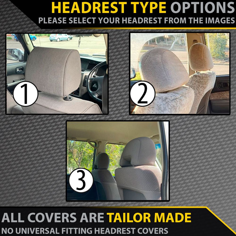 Razorback 4x4 - Nissan Patrol GU Wagon Neoprene 2x Front Seat Covers (Available) - 4X4OC™ | 4x4 Offroad Centre