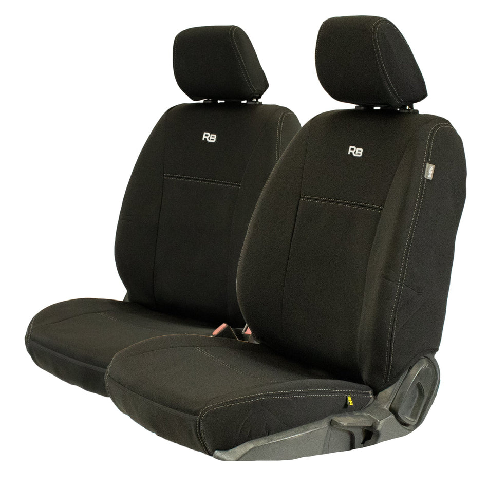 Razorback 4x4 - Razorback 4x4 GP4 Standard Neoprene 2x Front Seat Covers Suitable for a Ford Ranger PX II (XL, XLS, XLT, FX4, Wildtrak - Sep 2015 - Aug 2018) - 4X4OC™ | 4x4 Offroad Centre