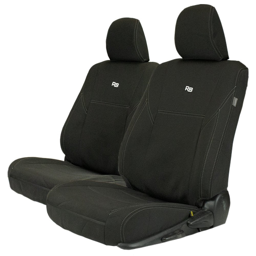 Razorback 4x4 - Razorback 4x4 GP4 Standard Neoprene 2x Front Seat Covers Suitable for a Toyota Hilux 8th Gen (N80) (Workmate - Sep 2015 - Current) - 4X4OC™ | 4x4 Offroad Centre