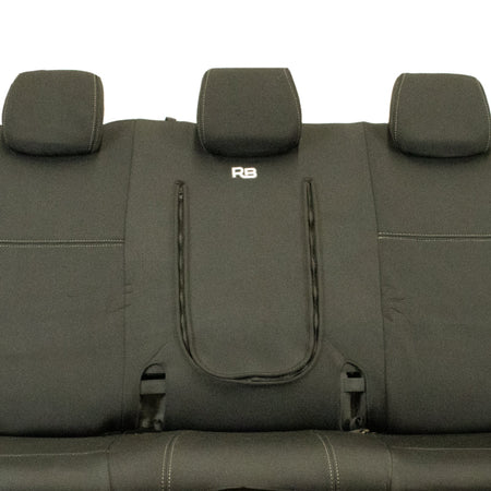 Razorback 4x4 - Razorback 4x4 GP4 Standard Neoprene Rear Seat Covers Suitable for a Ford Ranger PX III (XL, XLS, XLT, FX4, Wildtrak - Sep 2018 - Jun 2022) - 4X4OC™ | 4x4 Offroad Centre