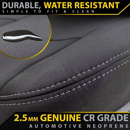 Razorback 4x4 - Razorback 4x4 GP4 Standard Neoprene Rear Seat Covers Suitable for a Mitsubishi Triton MR (Supports GLS, GLS Premium, GLX, GLX+ (not Exceed) - Jan 2019 - Jan 2024) - 4X4OC™ | 4x4 Offroad Centre