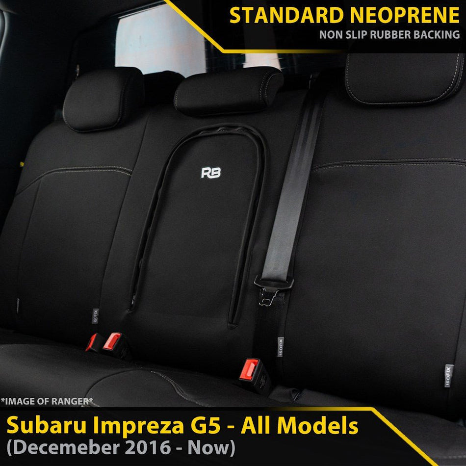 Razorback 4x4 - Subaru Impreza Neoprene Rear Row Seat Covers (Made to Order) - 4X4OC™ | 4x4 Offroad Centre