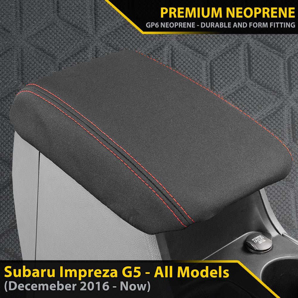 Razorback 4x4 - Subaru Impreza Premium Neoprene Console Lid Cover (Made to Order) - 4X4OC™ | 4x4 Offroad Centre