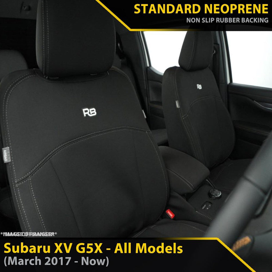 Razorback 4x4 - Subaru XV Neoprene 2x Front Row Seat Covers (Made to Order) - 4X4OC™ | 4x4 Offroad Centre