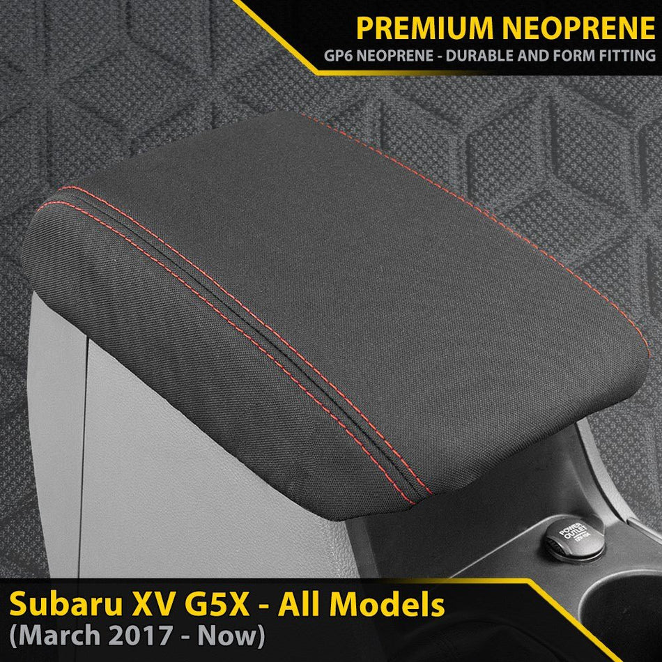 Razorback 4x4 - Subaru XV Premium Neoprene Console Lid Cover (Made to Order) - 4X4OC™ | 4x4 Offroad Centre