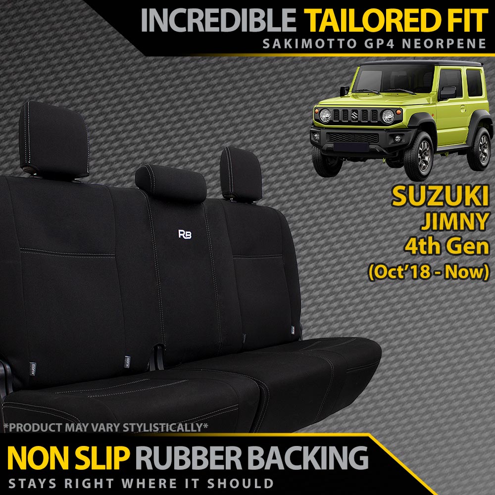 Razorback 4x4 - Suzuki Jimny Neoprene Rear Row Seat Covers (Available) - 4X4OC™ | 4x4 Offroad Centre