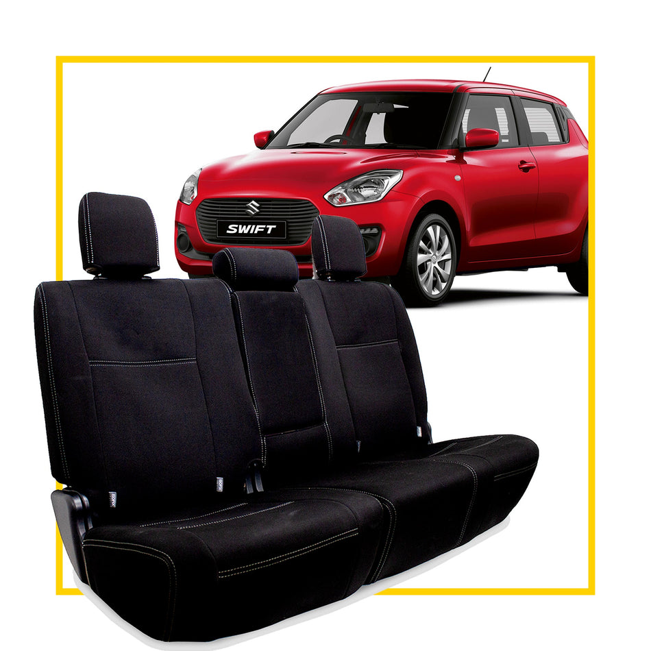 Razorback 4x4 - Suzuki Swift 3rd Gen (A2L) Neoprene Rear Row Seat Covers (In Stock) - 4X4OC™ | 4x4 Offroad Centre