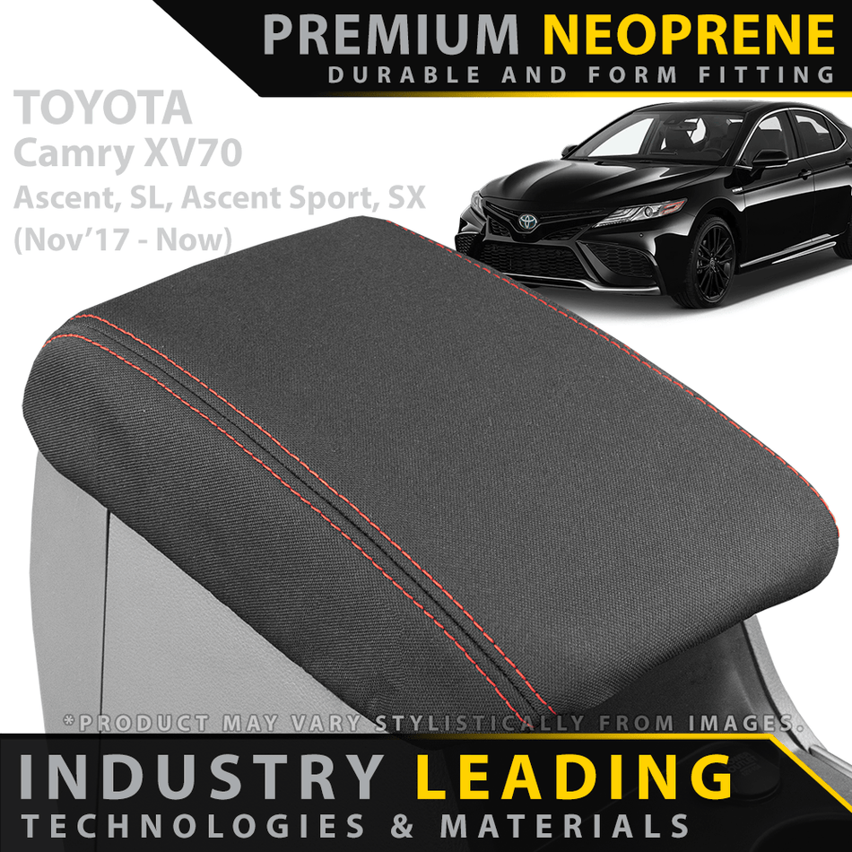 Razorback 4x4 - Toyota Camry XV70 Premium Neoprene Console Lid (Made to Order) - 4X4OC™ | 4x4 Offroad Centre