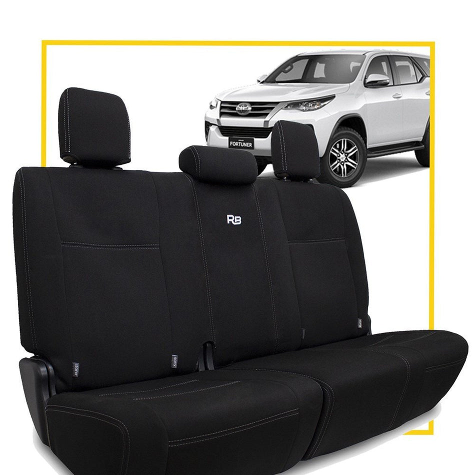 Razorback 4x4 - Toyota Fortuner Neoprene 3rd Row Seat Covers (No Logo) - 4X4OC™ | 4x4 Offroad Centre