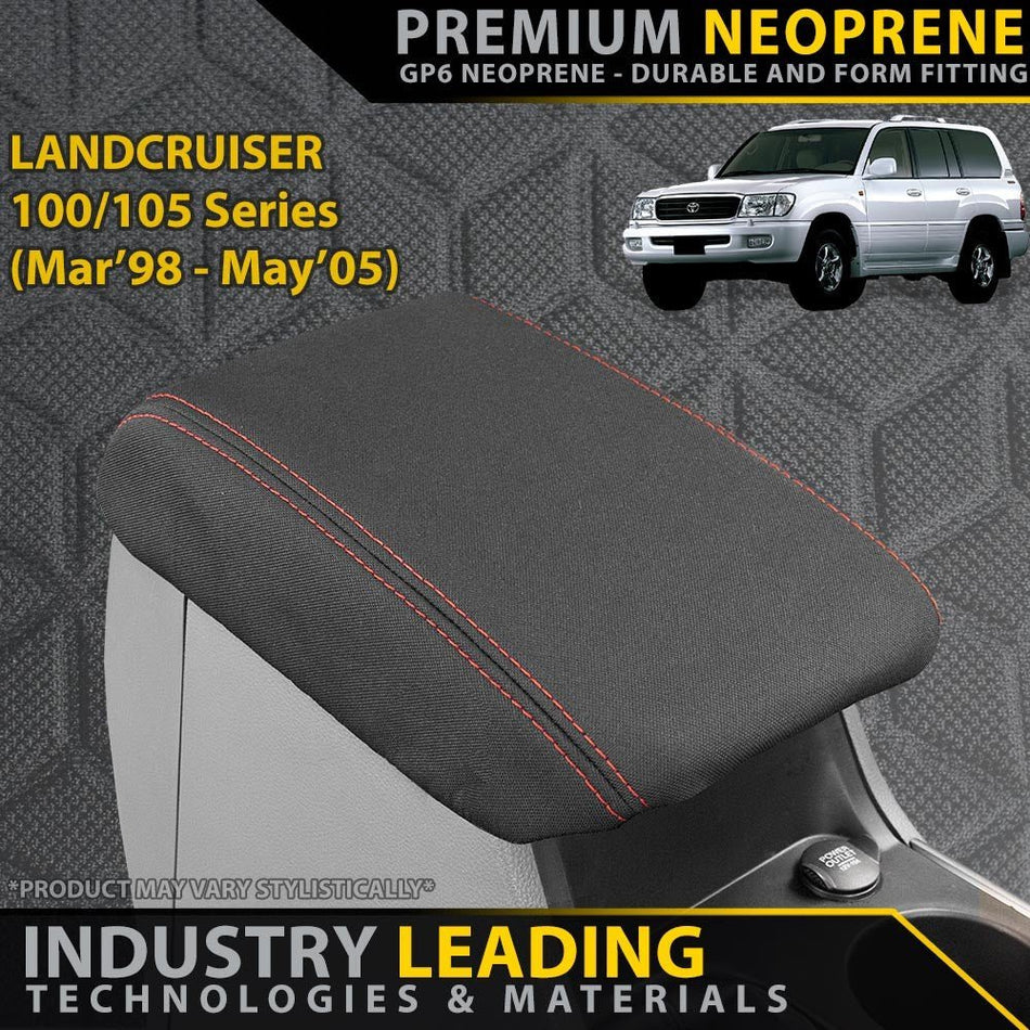 Razorback 4x4 - Toyota Landcruiser 100/105 Series Premium Neoprene Console Lid (Made to Order) - 4X4OC™ | 4x4 Offroad Centre