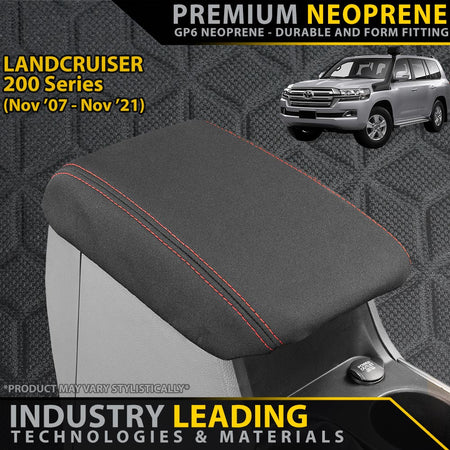 Razorback 4x4 - Toyota Landcruiser 200 Series Premium Neoprene Console Lid (Available) - 4X4OC™ | 4x4 Offroad Centre