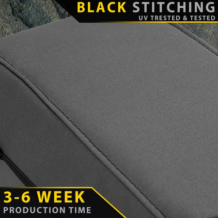 Razorback 4x4 - Toyota Landcruiser 200 Series Sahara W/Headrest XP7 Heavy Duty Canvas Console Lid (Made to Order) - 4X4OC™ | 4x4 Offroad Centre