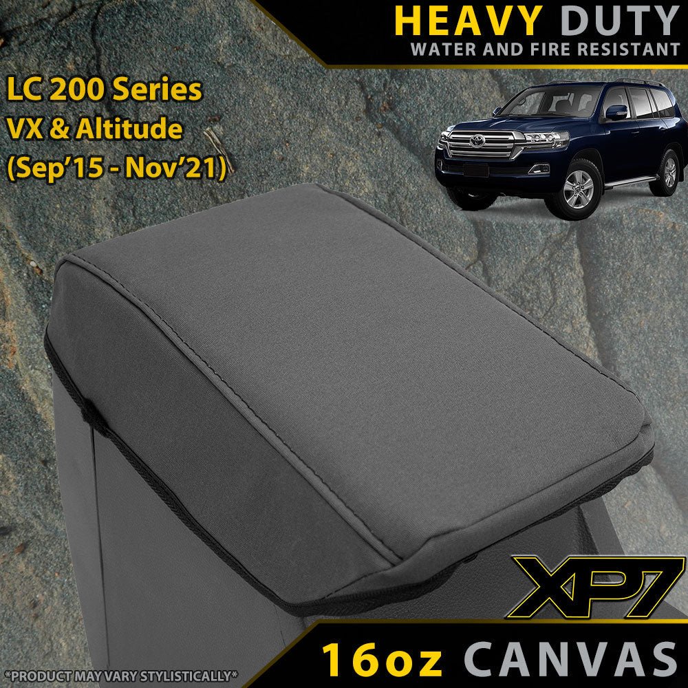 Razorback 4x4 - Toyota Landcruiser 200 Series VX/Altitude (09/2015+) XP7 Heavy Duty Canvas Console Lid - 4X4OC™ | 4x4 Offroad Centre