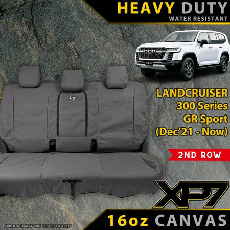 Razorback 4x4 - Toyota Landcruiser 300 Series GR Sport XP7 2nd Row Seat Covers (Made to Order) - 4X4OC™ | 4x4 Offroad Centre