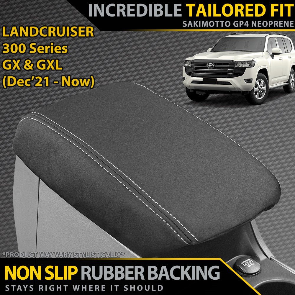 Razorback 4x4 - Toyota Landcruiser 300 Series GX & GXL Neoprene Console Lid (In Stock) - 4X4OC™ | 4x4 Offroad Centre