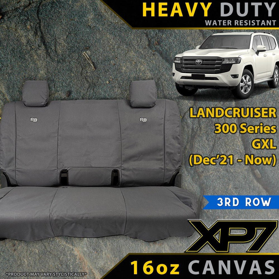 Razorback 4x4 - Toyota Landcruiser 300 Series GXL XP7 3rd Row Seat Covers (Made to Order) - 4X4OC™ | 4x4 Offroad Centre