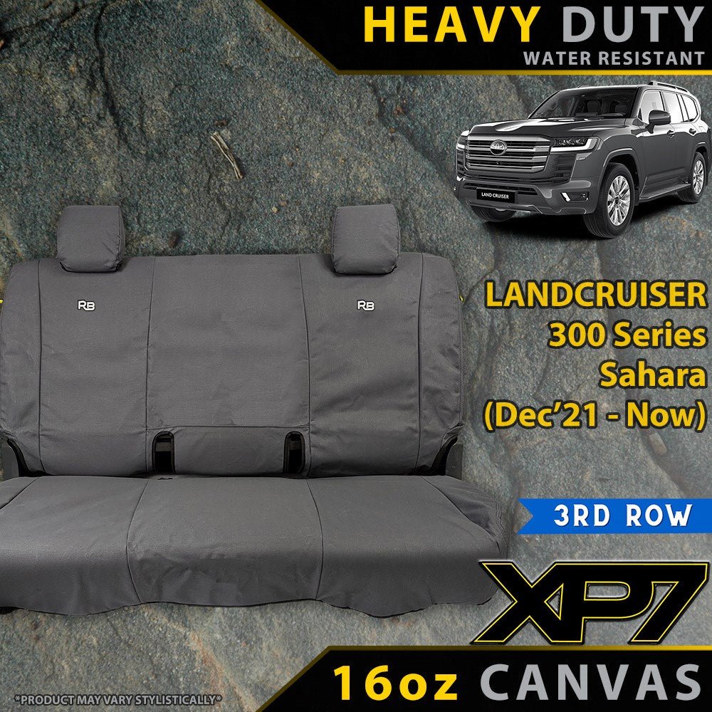 Razorback 4x4 - Toyota Landcruiser 300 Series Sahara XP7 3rd Row Seat Covers (Made to Order) - 4X4OC™ | 4x4 Offroad Centre