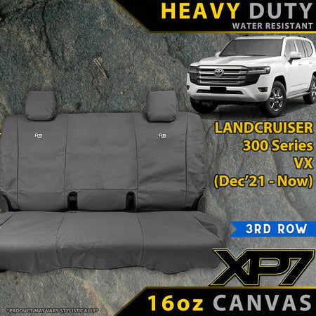 Razorback 4x4 - Toyota Landcruiser 300 Series VX XP7 3rd Row Seat Covers (Made to Order) - 4X4OC™ | 4x4 Offroad Centre