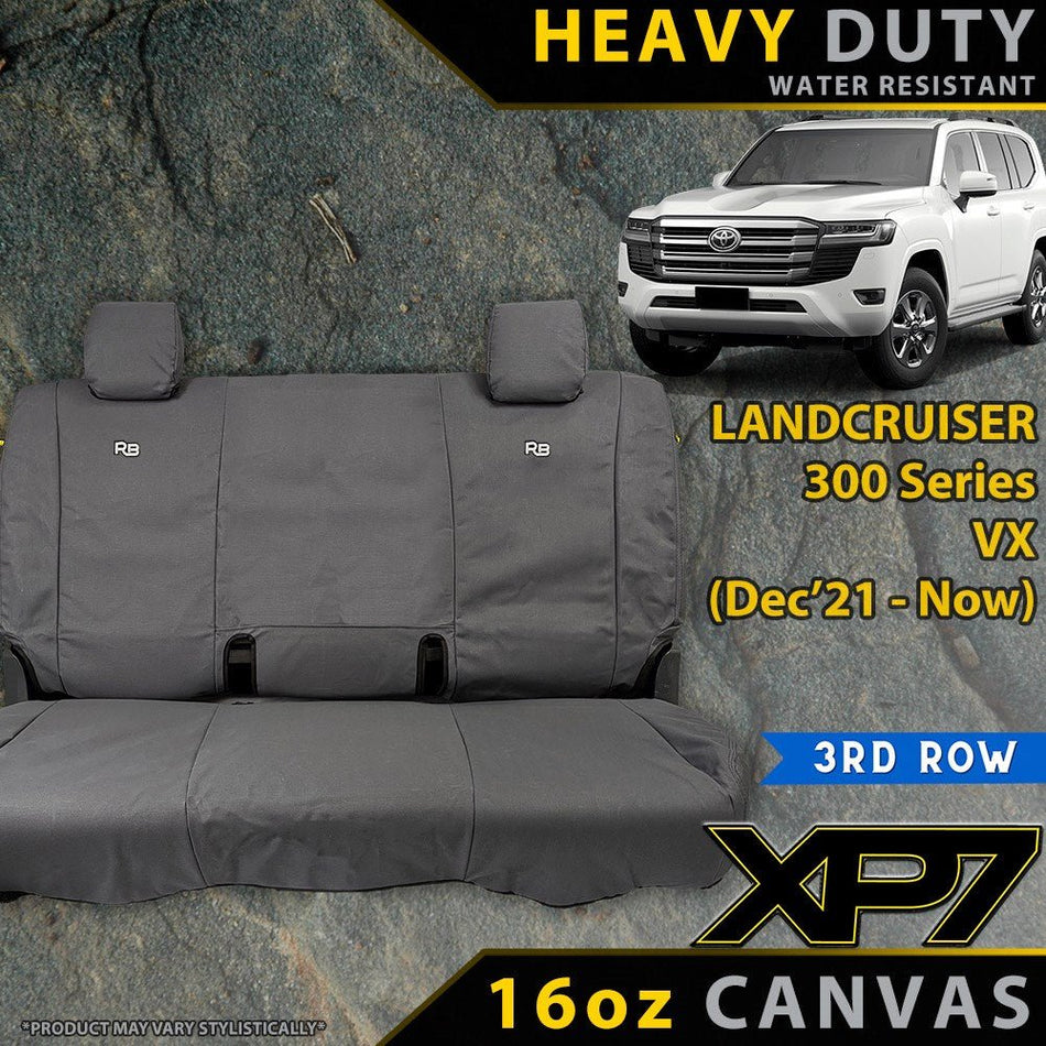 Razorback 4x4 - Toyota Landcruiser 300 Series VX XP7 3rd Row Seat Covers (Made to Order) - 4X4OC™ | 4x4 Offroad Centre