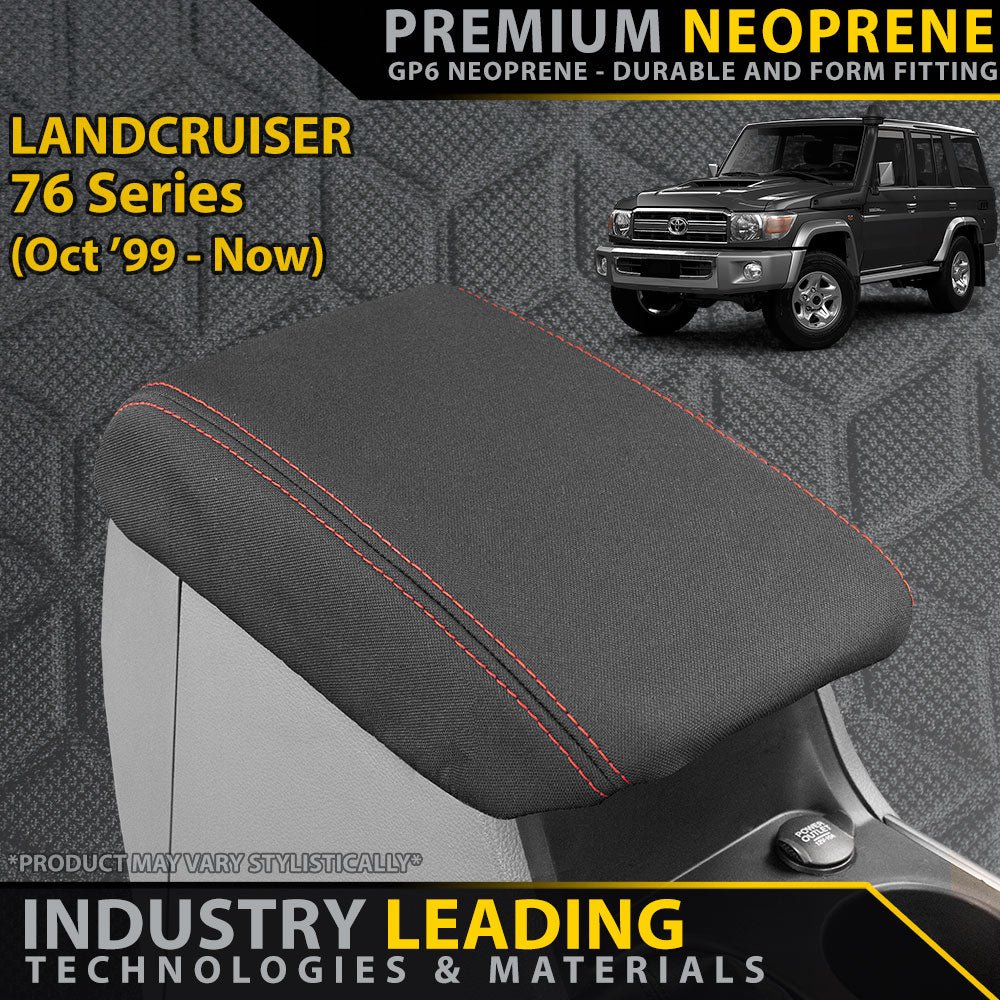 Razorback 4x4 - Toyota Landcruiser 76 Series Premium Neoprene Console Lid (Made to Order) - 4X4OC™ | 4x4 Offroad Centre