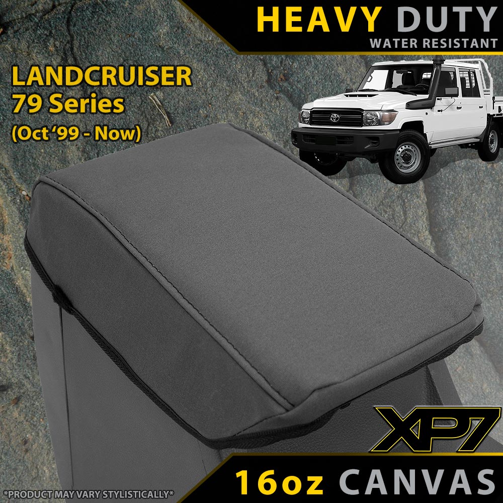 Razorback 4x4 - Toyota Landcruiser 79 Series Heavy Duty XP7 Canvas Console Lid (In Stock) - 4X4OC™ | 4x4 Offroad Centre