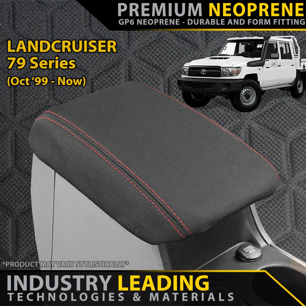 Razorback 4x4 - Toyota Landcruiser 79 Series Premium Neoprene Console Lid (Made to Order) - 4X4OC™ | 4x4 Offroad Centre