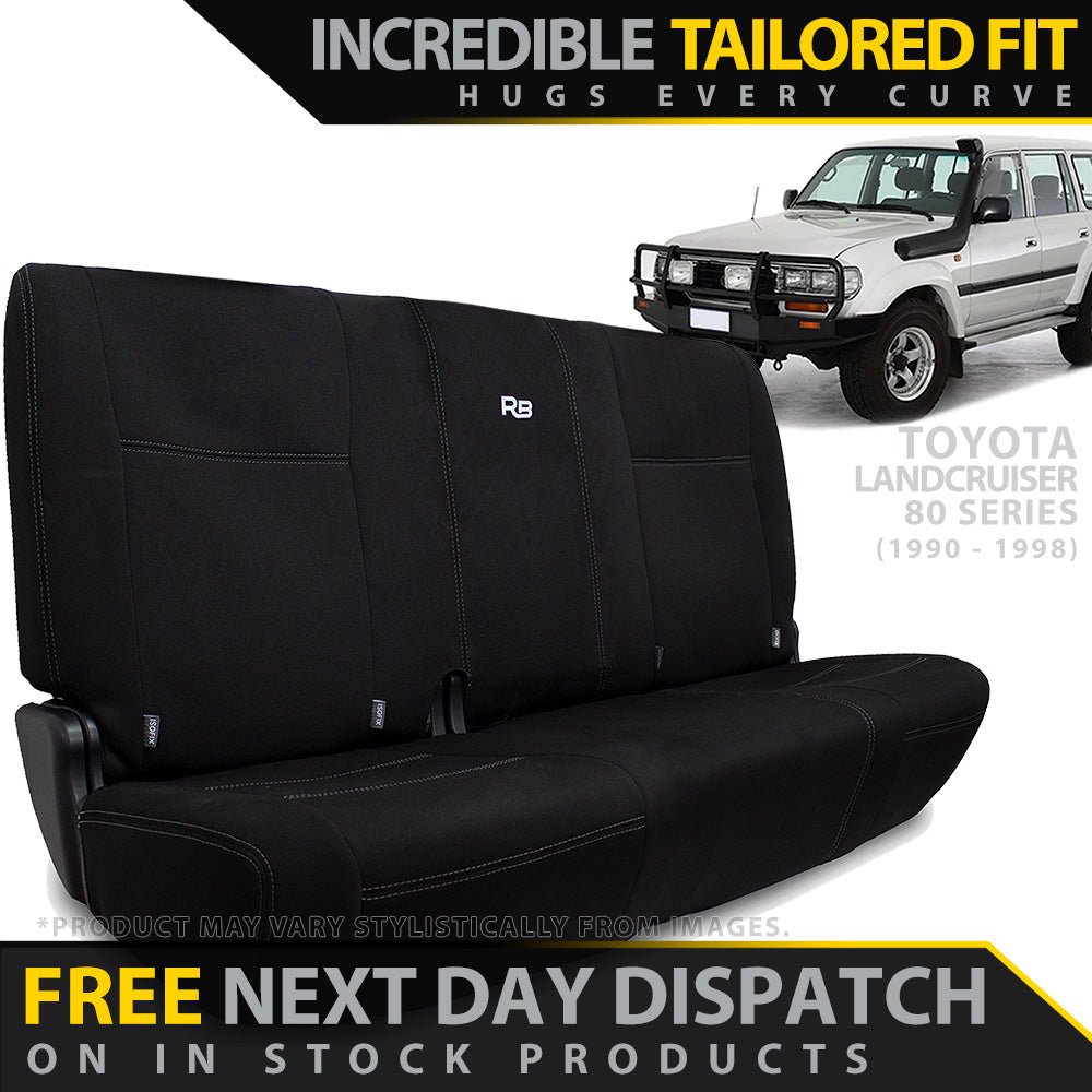 Razorback 4x4 - Toyota Landcruiser 80 Series Neoprene Rear 100% Bench (Made to Order) - 4X4OC™ | 4x4 Offroad Centre