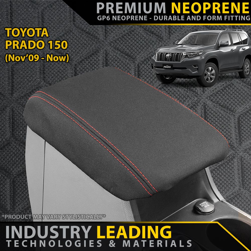 Razorback 4x4 - Toyota Prado 150 Premium Neoprene Console Lid (Available) - 4X4OC™ | 4x4 Offroad Centre